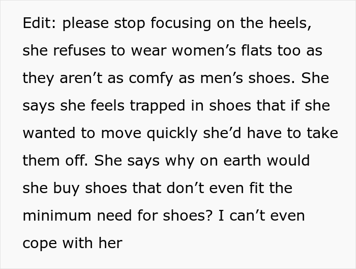 &ldquo;[Am I The Jerk] For Wanting My Girlfriend To Wear Appropriate Shoes To An Event?&rdquo;