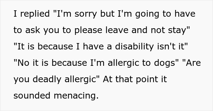 Traveler Is Told She Was Wrong For Asking A Woman With A Service Dog To Leave Her Compartment She Paid For So She Wants The Internet’s Opinion Traveler Is Told She Was Wrong For Asking A Woman With A Service Dog To Leave Her Compartment She Paid For So She Wants The Internet’s Opinion