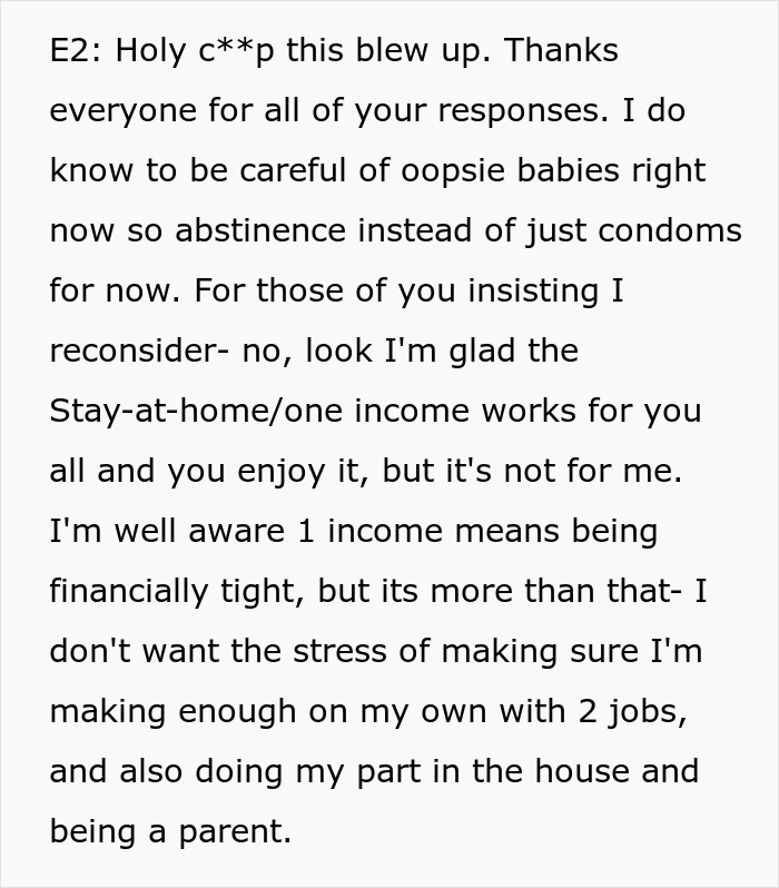 The Internet Backs Husband For "Ruining" Family Dinner Because He Is The Only One Not On Board With Wife's Stay-At-Home Idea