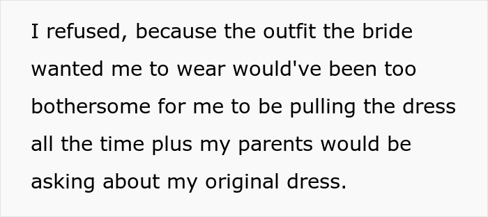 Bridezilla Blames Teen For Being "Too Flashy" And Ruining Her Big Day, Gives An Ultimatum That Leads To Teen's Parents Pressing Charges Bridezilla Blames Teen For Being "Too Flashy" And Ruining Her Big Day, Gives An Ultimatum That Leads To Teen's Parents Pressing Charges