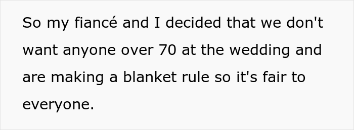 &ldquo;Am I The Jerk For Not Wanting Old People At My Wedding?&rdquo;