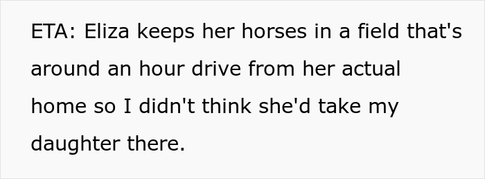 Mom Online Asks If She Was Too Harsh To Her Friend After She Confessed Taking Her 4 Y.O. Daughter To See Horses Mom Online Asks If She Was Too Harsh To Her Friend After She Confessed Taking Her 4 Y.O. Daughter To See Horses