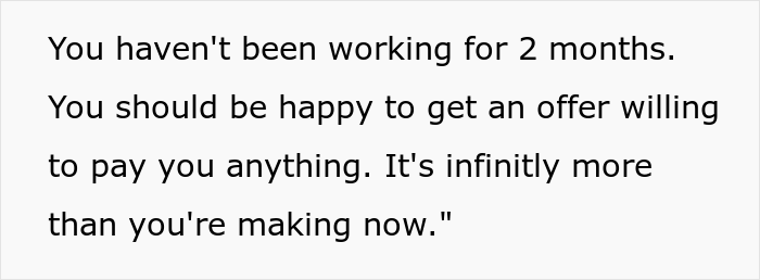 Unemployed Candidate Is Told At The Job Interview That They Should Happily Accept Any Offer Above $0, They Just Stand Up And Leave