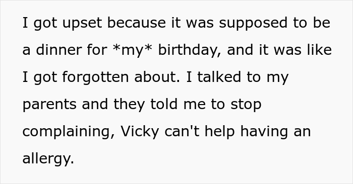 &ldquo;AITA For Leaving After I Found Out My SIL Was Lying About Her Food Allergy?&rdquo;
