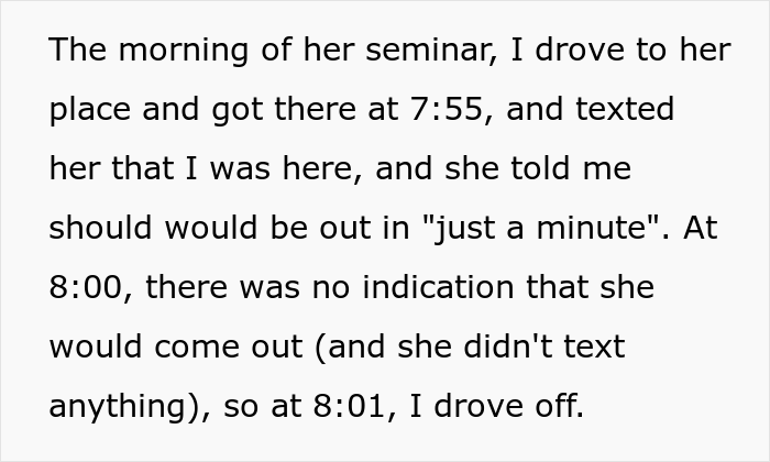 &lsquo;Chronically Late&rsquo; Woman Has An Important Appointment, Her Friend Who Was Supposed To Get Her There Leaves When She&rsquo;s Late