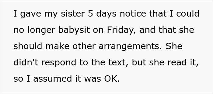 Parents 'Make' Aunt Babysit Even Though She Warned Them She Was Unavailable, Family Drama Ensues When She Then Leaves The Baby With A 'Stranger'