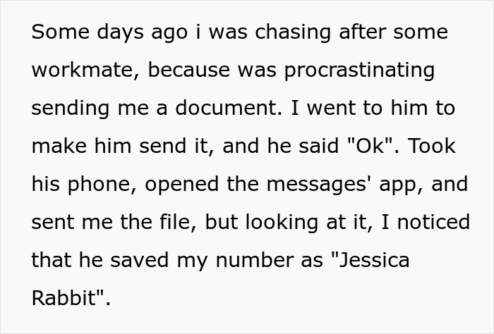 Woman Applauded For Standing Her Ground After Learning Her Boss Calls Her &ldquo;Jessica Rabbit&rdquo;