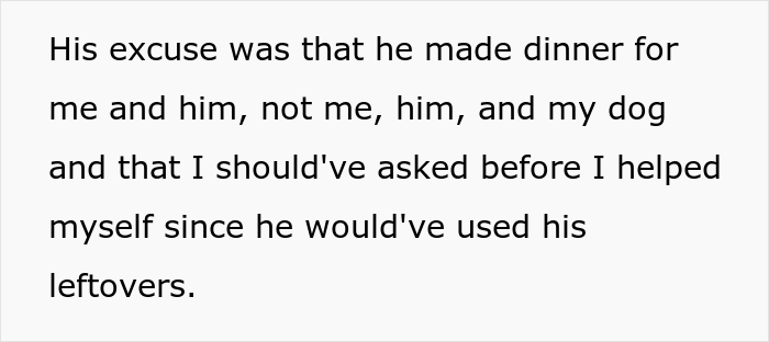 Guy Prepares Dinner For His Girlfriend, Gets Mad When She Decides To Feed Her Dog The Leftovers And Asks Her To Leave