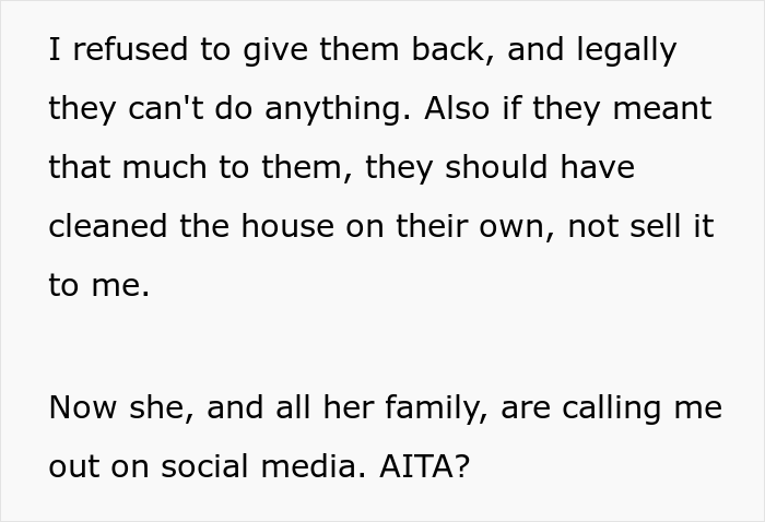 Woman Buys Ex-Hoarder's Home With All Of Their Belongings, Spends 4 Years Cleaning When Relatives Start Demanding Heirlooms They Didn't Want Woman Buys Ex-Hoarder's Home With All Of Their Belongings, Spends 4 Years Cleaning When Relatives Start Demanding Heirlooms They Didn't Want