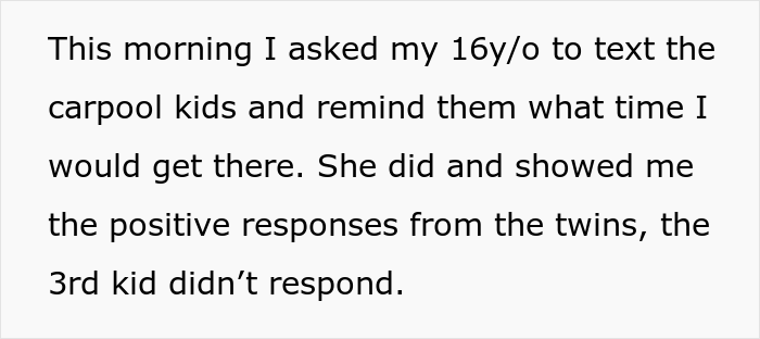 &ldquo;AITA For Leaving A Carpool Kid Behind And Getting Him Kicked Out Of The Carpool?&rdquo;