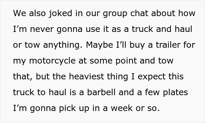 Family Drama Ensues After Brother Refused To Lend His Sibling His New Truck To Transport 3,000 Lb. Of Concrete