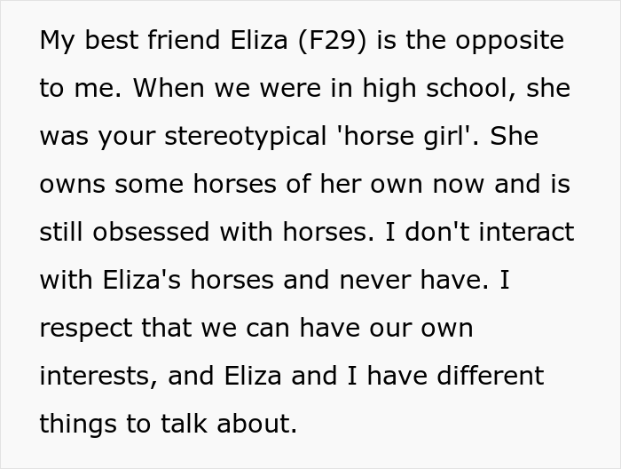 Mom Online Asks If She Was Too Harsh To Her Friend After She Confessed Taking Her 4 Y.O. Daughter To See Horses Mom Online Asks If She Was Too Harsh To Her Friend After She Confessed Taking Her 4 Y.O. Daughter To See Horses