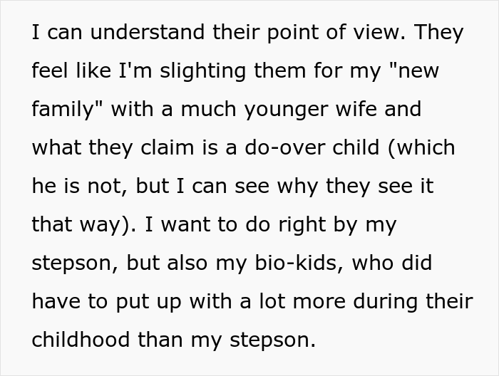 Dad Is Planning To Leave An Equal Inheritance To His Two Adult Kids And Now Teenage Stepson, His Kids Get Upset And The Internet Is On Their Side Dad Is Planning To Leave An Equal Inheritance To His Two Adult Kids And Now Teenage Stepson, His Kids Get Upset And The Internet Is On Their Side