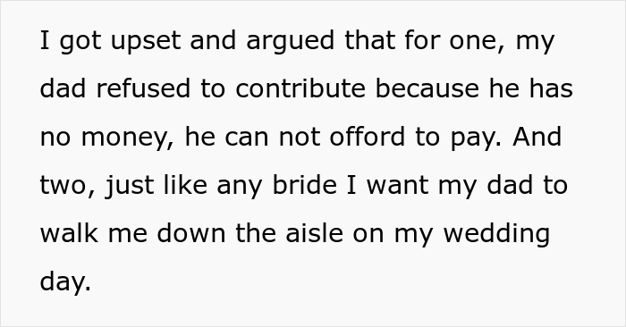 Man Is Offended His Fianc&eacute;e Doesn&rsquo;t Care He Is Uncomfortable With Her Dad Walking Her Down The Aisle