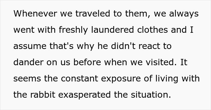 “Am I The Jerk For Making My Daughter Move Her Pet Rabbit Outside Due To My Stepson’s Allergies?” “Am I The Jerk For Making My Daughter Move Her Pet Rabbit Outside Due To My Stepson’s Allergies?”
