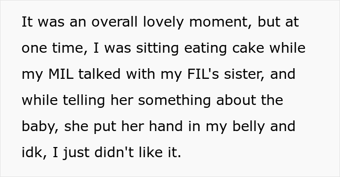 MIL Won&rsquo;t Stop Touching Mom-To-Be&rsquo;s Belly Despite Knowing That It Triggers Her, Gets Publicly Embarrassed