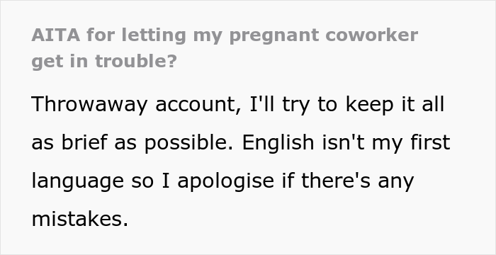 Woman Gets Blasted For Not Waking Up A Pregnant Colleague From Her Nap At The End Of Their Lunch Break Woman Gets Blasted For Not Waking Up A Pregnant Colleague From Her Nap At The End Of Their Lunch Break