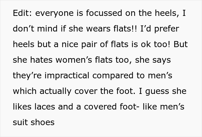 &ldquo;[Am I The Jerk] For Wanting My Girlfriend To Wear Appropriate Shoes To An Event?&rdquo;
