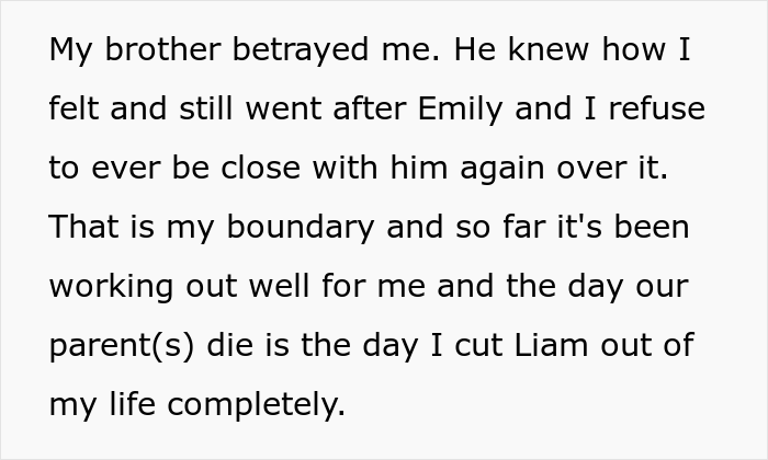 Man Slammed For Being Bitter Years After Brother Married His Childhood Crush
