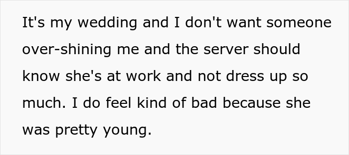 "AITA For Kicking A Server Out Of My Wedding?" "AITA For Kicking A Server Out Of My Wedding?"