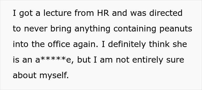 "Am I The Jerk For 'Not Respecting' My Coworker&rsquo;s Peanut Allergy?"