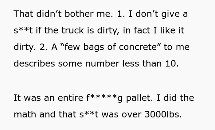 Family Drama Ensues After Brother Refused To Lend His Sibling His New Truck To Transport 3,000 Lb. Of Concrete