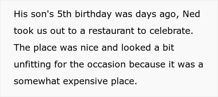 &ldquo;AITA For Telling My Fianc&eacute; He Embarrassed Me When He Started Singing &lsquo;Happy Birthday&rsquo; To His 5 Y.O. Son At The Restaurant?&rdquo;