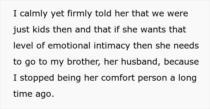 Man Slammed For Being Bitter Years After Brother Married His Childhood Crush