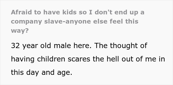 Guy Reveals He&rsquo;s Afraid To Have Kids In Today&rsquo;s Economy, People Chime In With Personal Stories