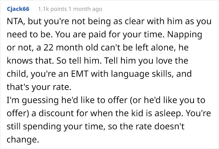 Babysitter Storms Off After Client Calls Her "Expensive" For Charging While Their Baby Sleeps