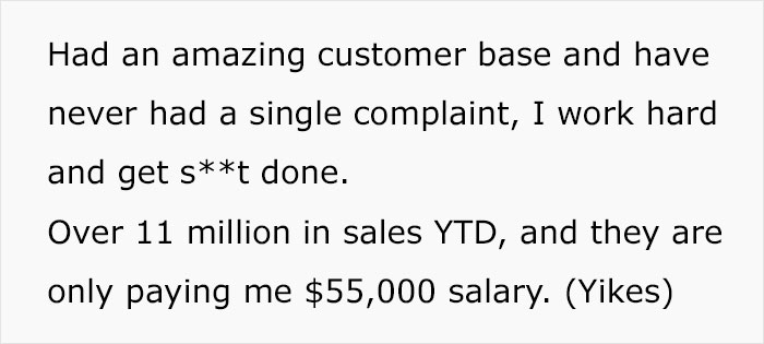 Underpaid Employee Quits And Gets Offered Double The Salary, Teaches Company A Lesson On Valuing Employees Underpaid Employee Quits And Gets Offered Double The Salary, Teaches Company A Lesson On Valuing Employees
