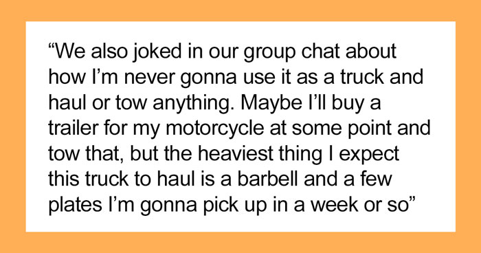 Family Drama Ensues After Brother Refused To Lend His Sibling His New Truck To Transport 3,000 Lb. Of Concrete