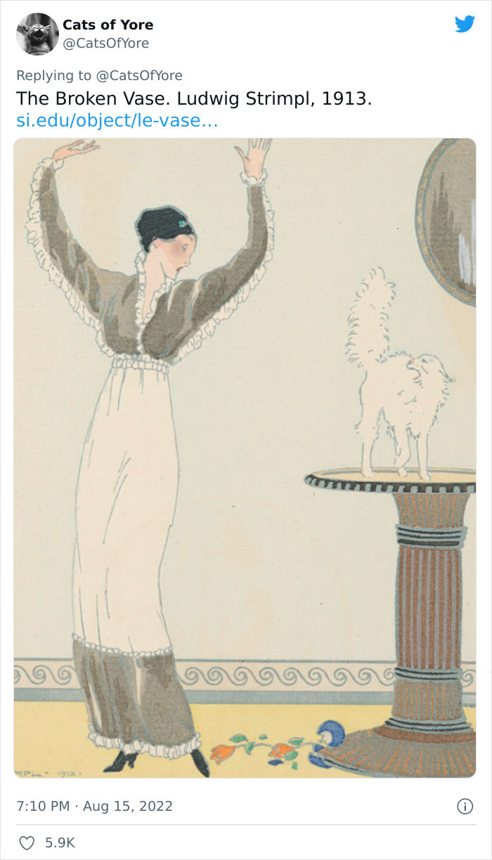 Cats Ruining Stuff Isn&rsquo;t Only A Modern Struggle As It Is Shown In These 24 Pics Through History, Shared By Folks Online