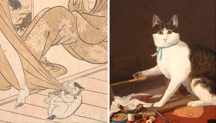Cats Ruining Stuff Isn’t Only A Modern Struggle As It Is Shown In These 24 Pics Through History, Shared By Folks Online