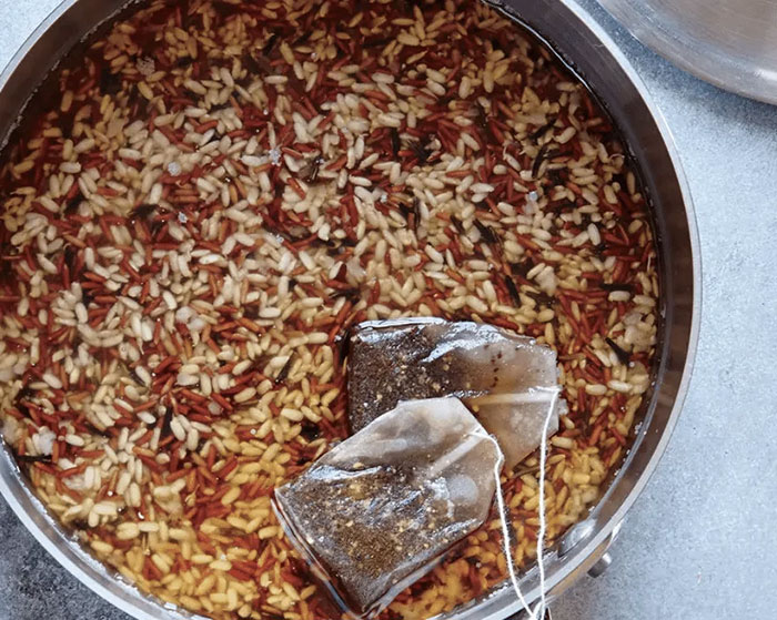 Tea For Flavorful Grains