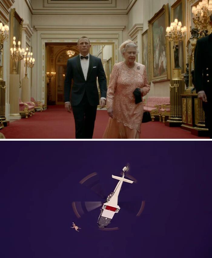 That London Olympics 2012 Video When She Appeared To Jump Out Of A Helicopter