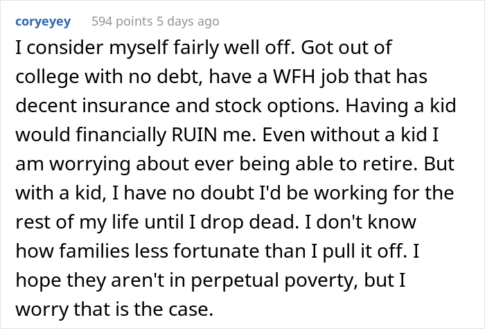 Guy Reveals He&rsquo;s Afraid To Have Kids In Today&rsquo;s Economy, People Chime In With Personal Stories