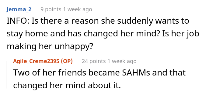 The Internet Backs Husband For "Ruining" Family Dinner Because He Is The Only One Not On Board With Wife's Stay-At-Home Idea