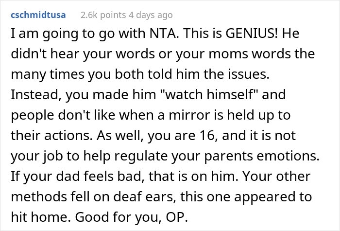 Teen Dresses Up Like Her Dad And Starts Imitating Him To Show Him How Insufferable He's Being, Family Drama Ensues Teen Dresses Up Like Her Dad And Starts Imitating Him To Show Him How Insufferable He's Being, Family Drama Ensues