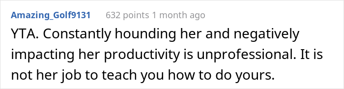 26 Y.O. Woman Reports Her Coworker To HR For Creating "An Overly Hostile Work Environment," Folks Online Call Her The Jerk
