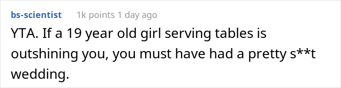 "AITA For Kicking A Server Out Of My Wedding?" "AITA For Kicking A Server Out Of My Wedding?"