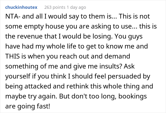 Gay Woman Inherits Summer House, Causes Uproar By Not Letting Her Conservative Family Use It For Free For Weddings