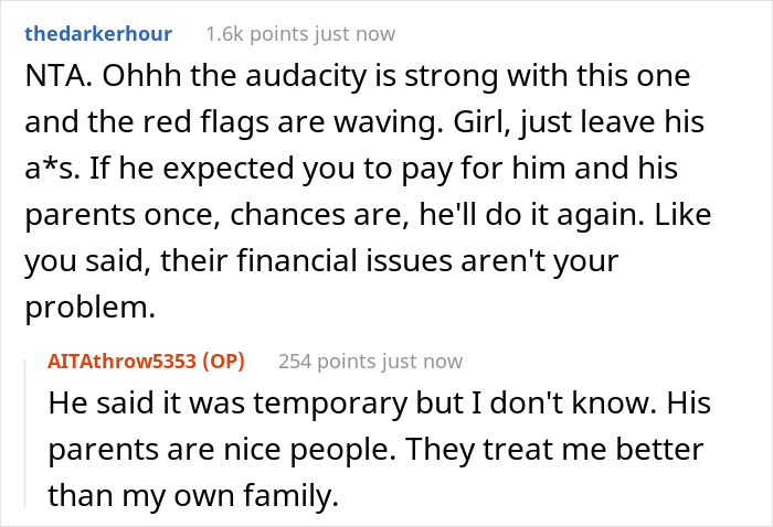 Woman Slammed For Walking Out On Boyfriend And His Parents After She Refused To Finance Their Restaurant Meals