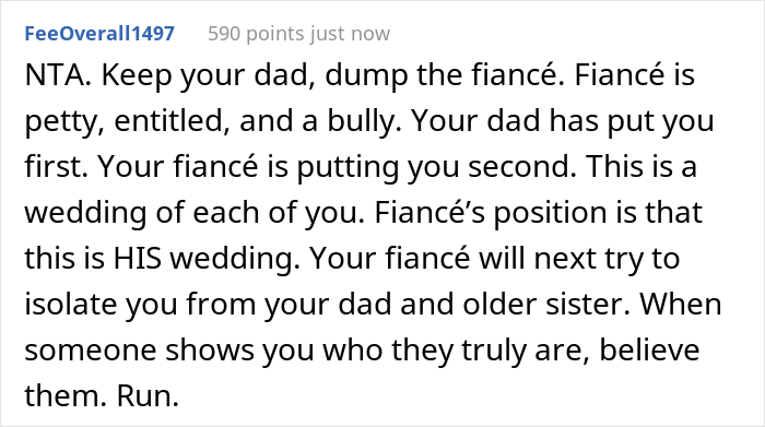 Man Is Offended His Fianc&eacute;e Doesn&rsquo;t Care He Is Uncomfortable With Her Dad Walking Her Down The Aisle