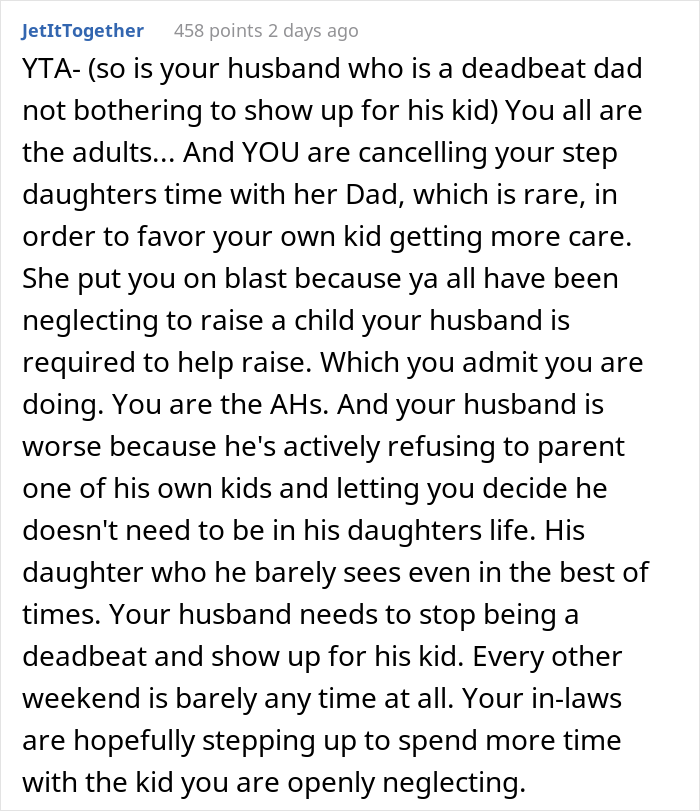 Mom Who Can’t Get Any Sleep Because Of Parenting Gets Slammed By Folks Online For “Canceling” Her Step-Daughter’s Weekend Visits Mom Who Can’t Get Any Sleep Because Of Parenting Gets Slammed By Folks Online For “Canceling” Her Step-Daughter’s Weekend Visits
