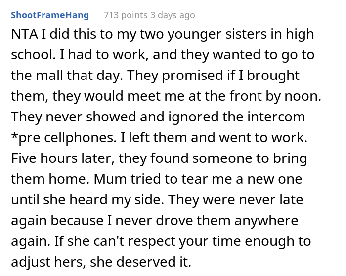 &lsquo;Chronically Late&rsquo; Woman Has An Important Appointment, Her Friend Who Was Supposed To Get Her There Leaves When She&rsquo;s Late