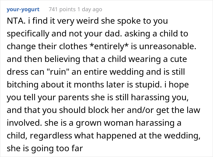 Bridezilla Blames Teen For Being "Too Flashy" And Ruining Her Big Day, Gives An Ultimatum That Leads To Teen's Parents Pressing Charges Bridezilla Blames Teen For Being "Too Flashy" And Ruining Her Big Day, Gives An Ultimatum That Leads To Teen's Parents Pressing Charges