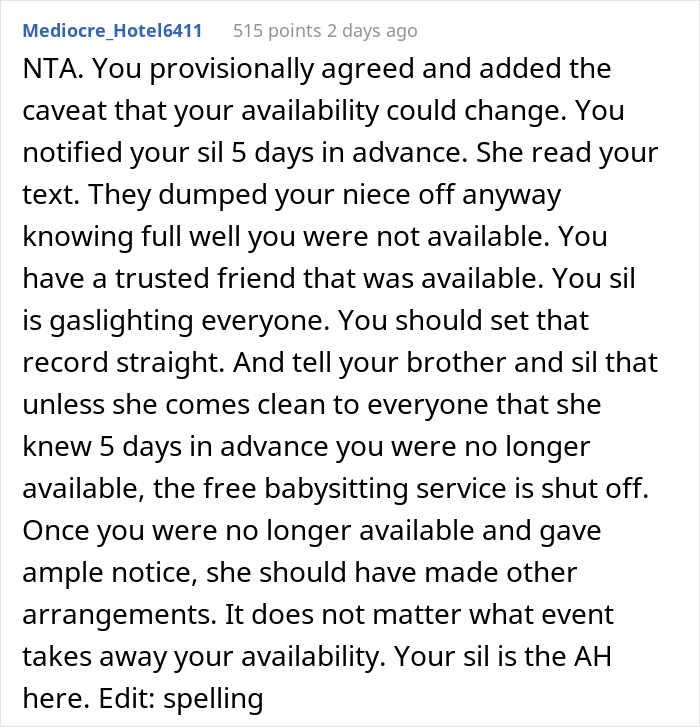 Parents 'Make' Aunt Babysit Even Though She Warned Them She Was Unavailable, Family Drama Ensues When She Then Leaves The Baby With A 'Stranger'