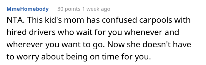 &ldquo;AITA For Leaving A Carpool Kid Behind And Getting Him Kicked Out Of The Carpool?&rdquo;