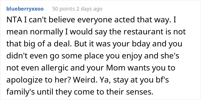 &ldquo;AITA For Leaving After I Found Out My SIL Was Lying About Her Food Allergy?&rdquo;